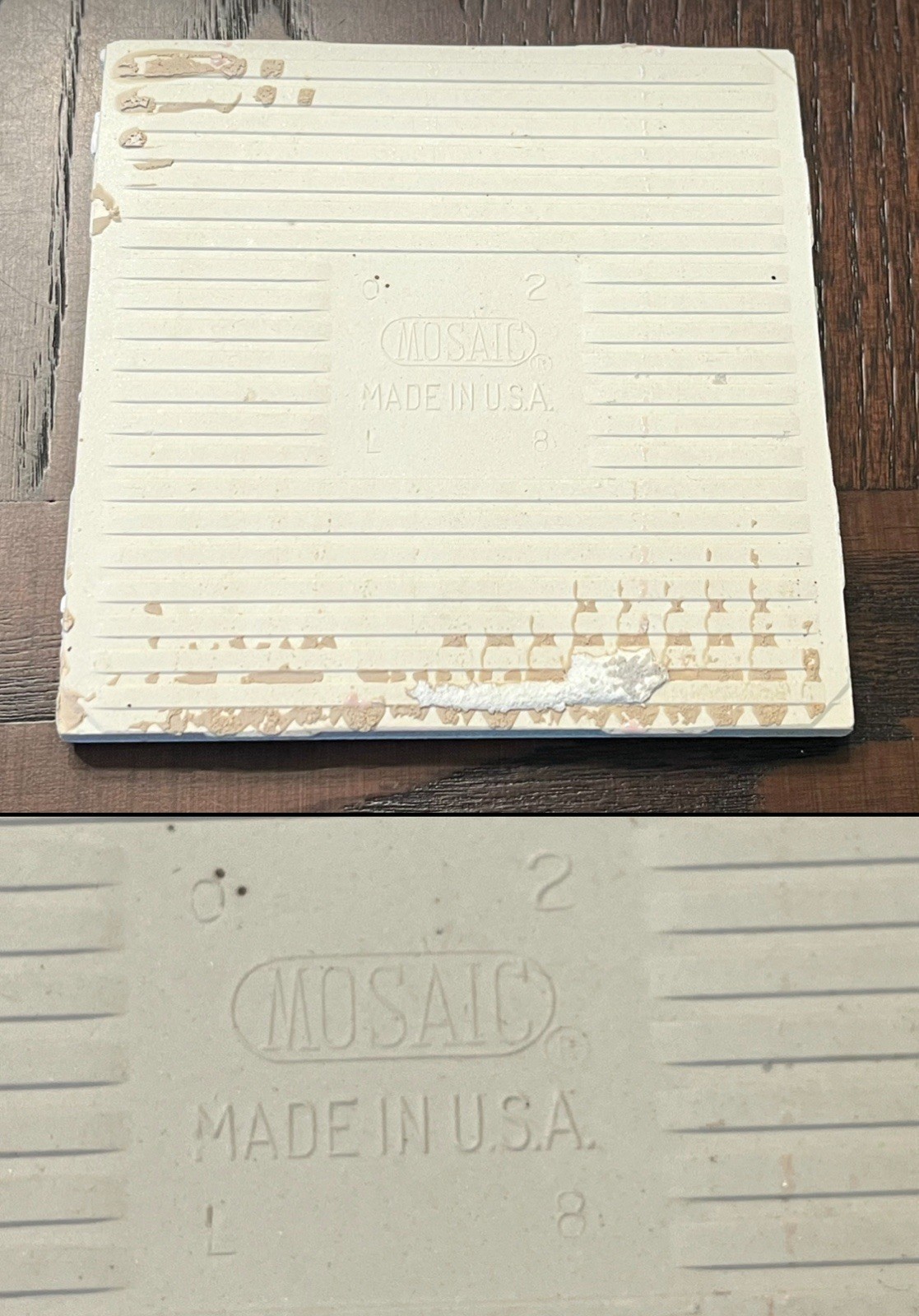 Vtg Lot 100’s-PINK Mosaic Tile USA Company-4 3/8″ Square Ceramic-Reclaimed-Ohio