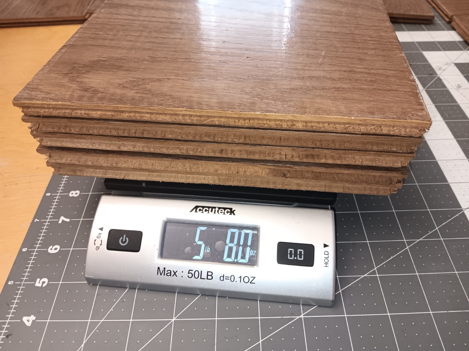 9×9 Inch NEW OLD STOCK Vintage BRUCE Solid Oak Parquet Floor Tiles Prefinished