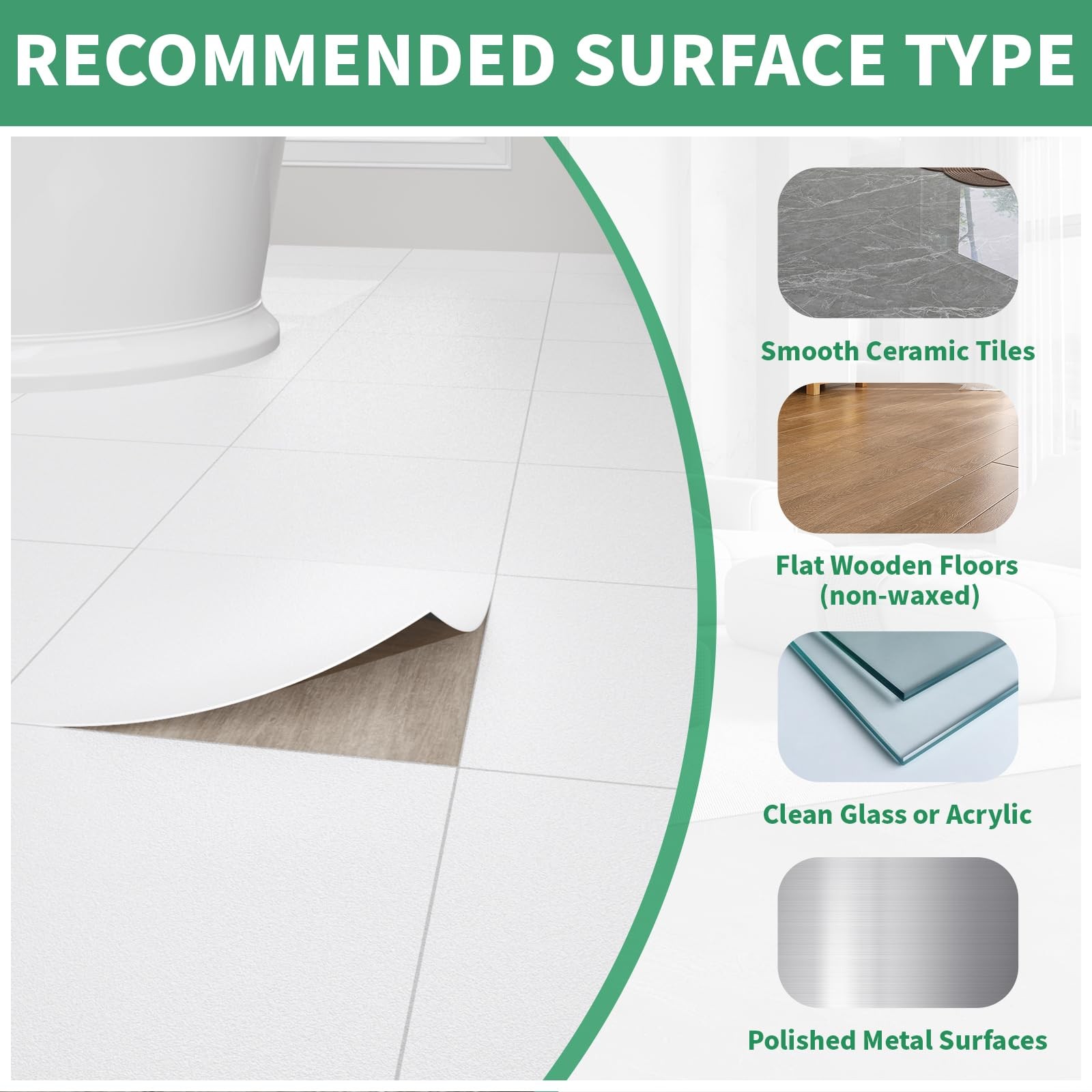 Zrjt Peel And Stick Floor Tile 20-Pack 20 Sq.Ft Matte Pattern Flooring 12 X 12