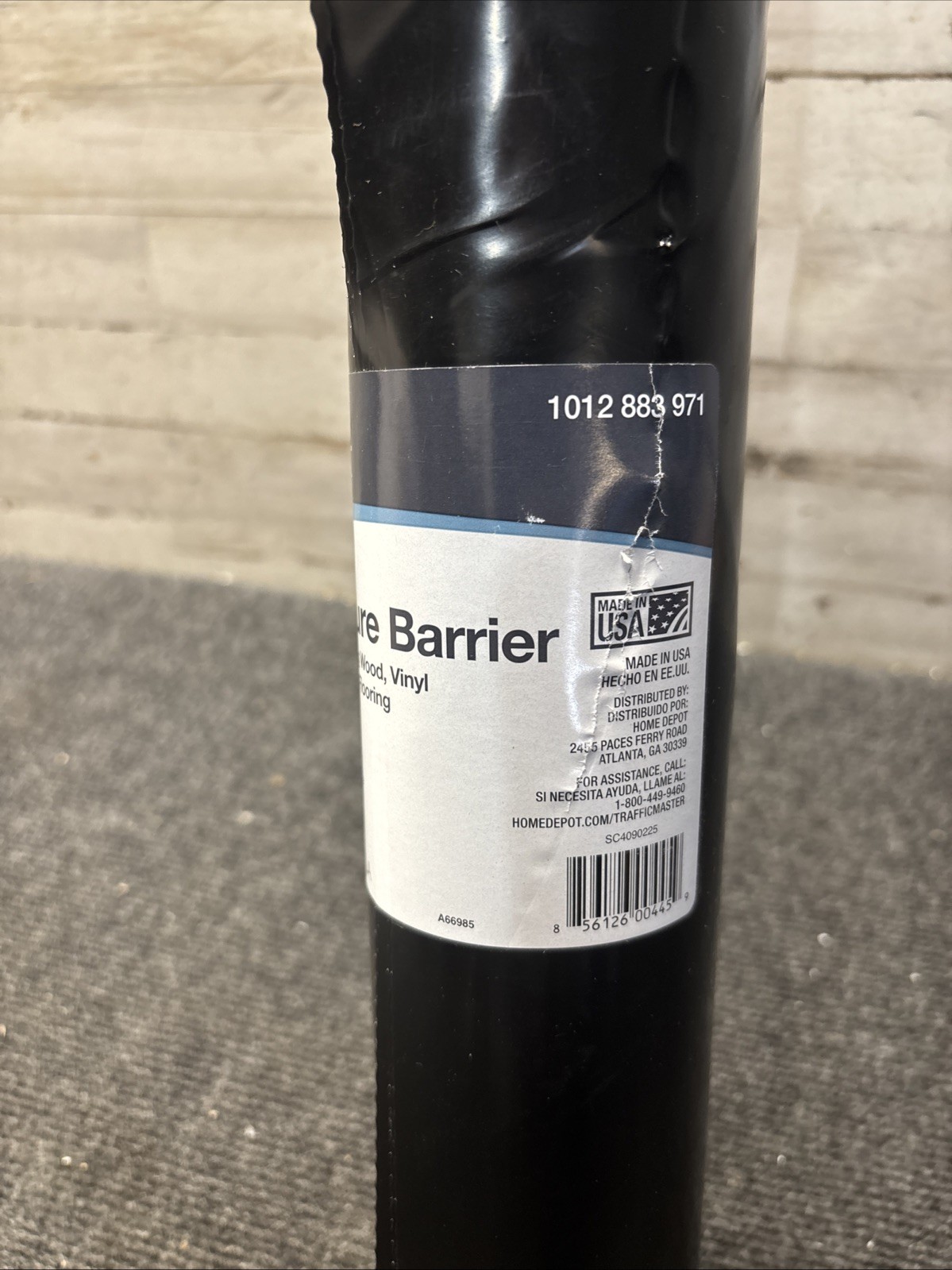 Moisture Barrier Underlayment, 200 Sq Ft 10′ x 20′ 6 Mil Vinyl Laminate Hardwood