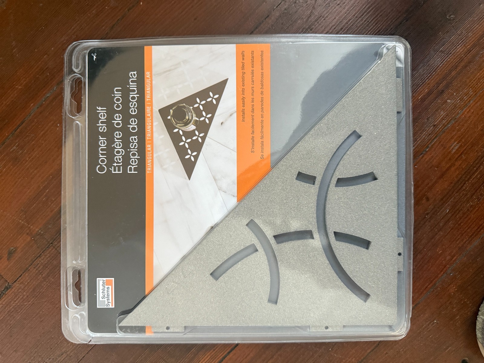 Schluter SHELF-E – Triangular Curve Design – Stone Grey – SES1D6TSSG