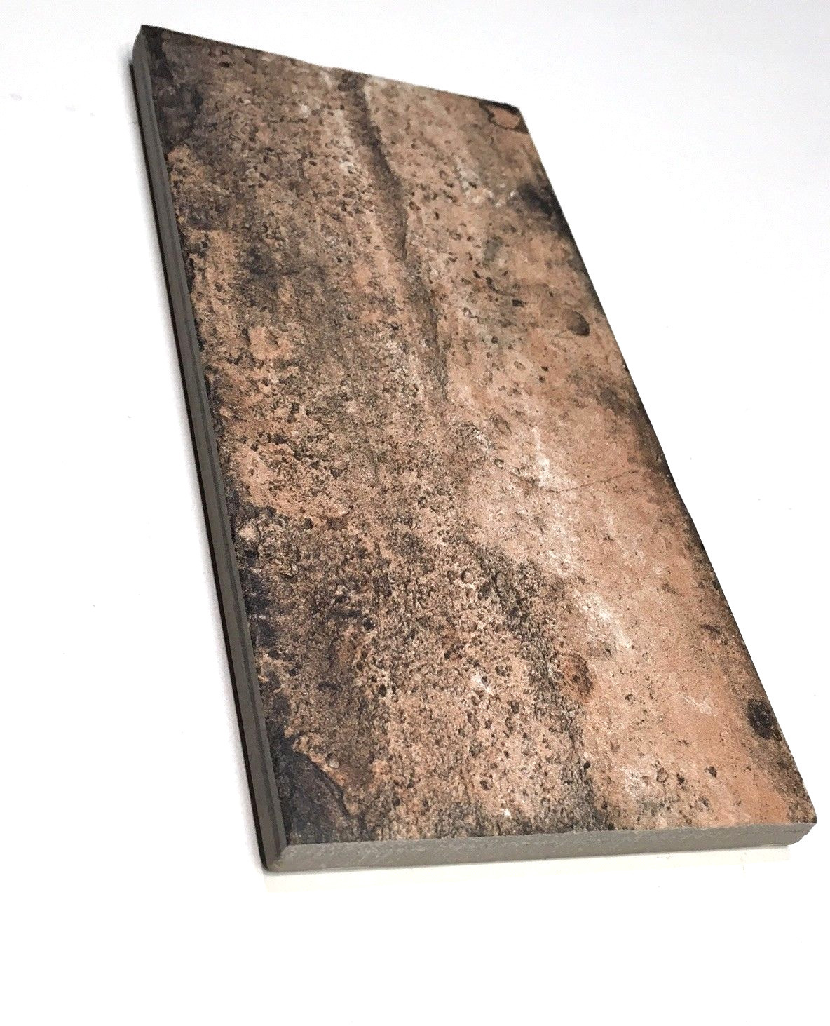 Rustic Walnut Brick Look 4×8 Porcelain Tile Wall Floor Kitchen (ONE PIECE)
