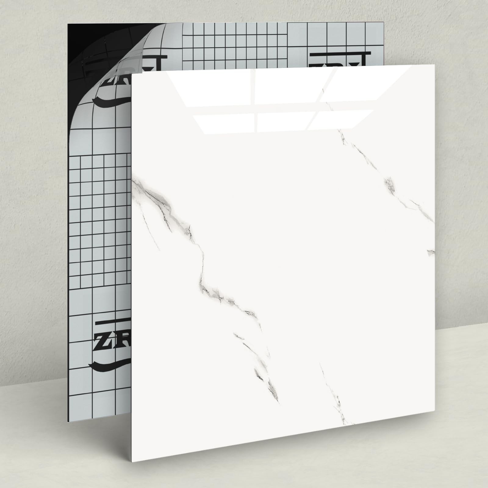 10-Pack Peel and Stick Floor Tiles Vinyl Floor 12 x 12 inch Self Adhesive Wat…