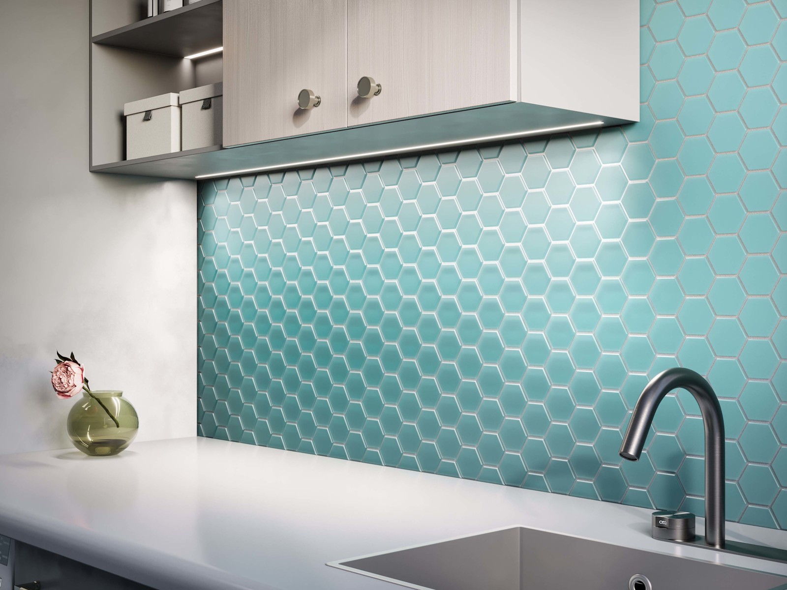 Cruz Bay Studio MKT2854 3 inch Beehive – 10″ x 12″ Geometric – Carbon Matte