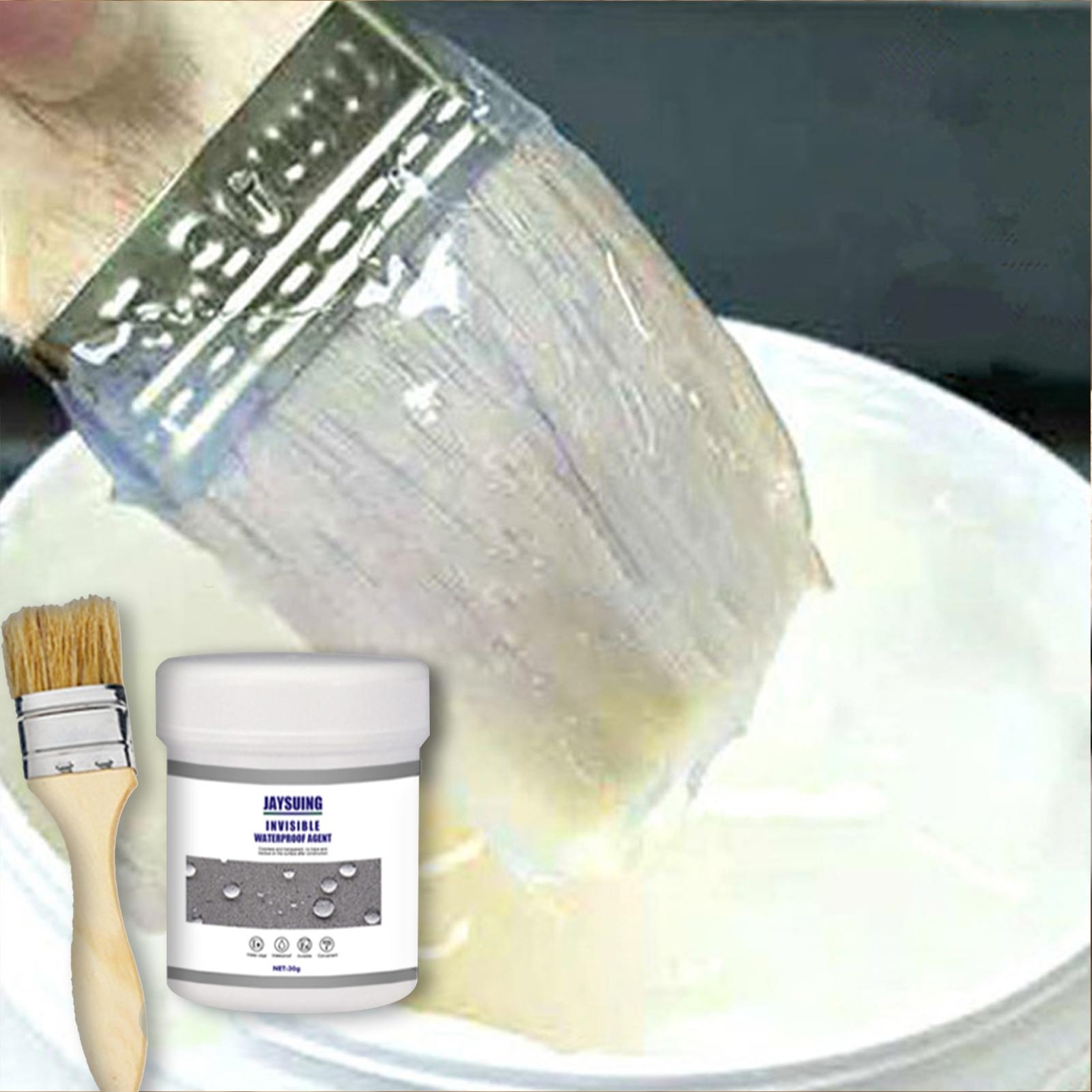 30-300g Invisible Waterproof Agent Insulating Sealant Anti-Leakage Agent + Brush