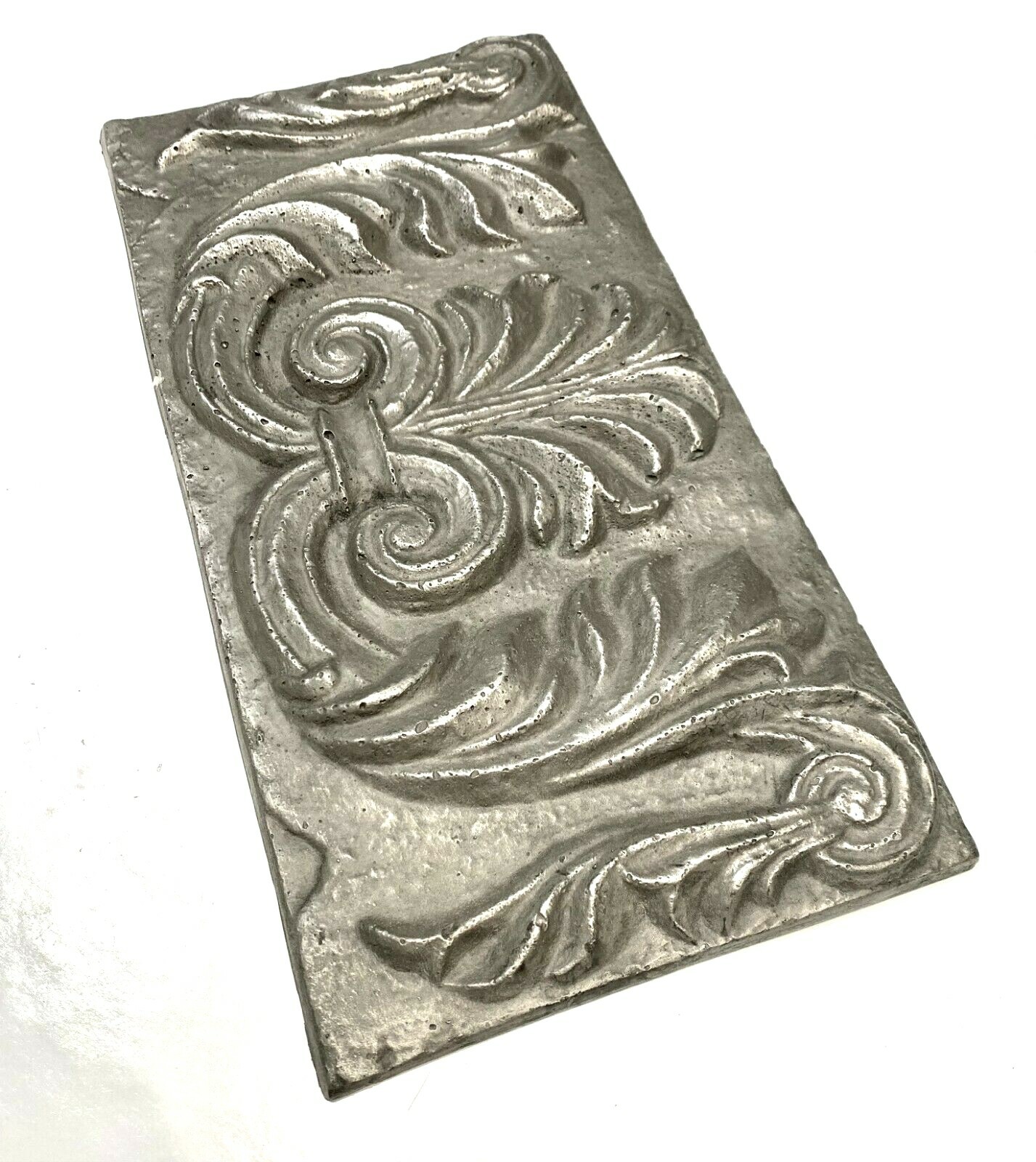 6×12 Firenze Silver Metal Resin Decor Accent Art Craft Tile Backsplash Tile