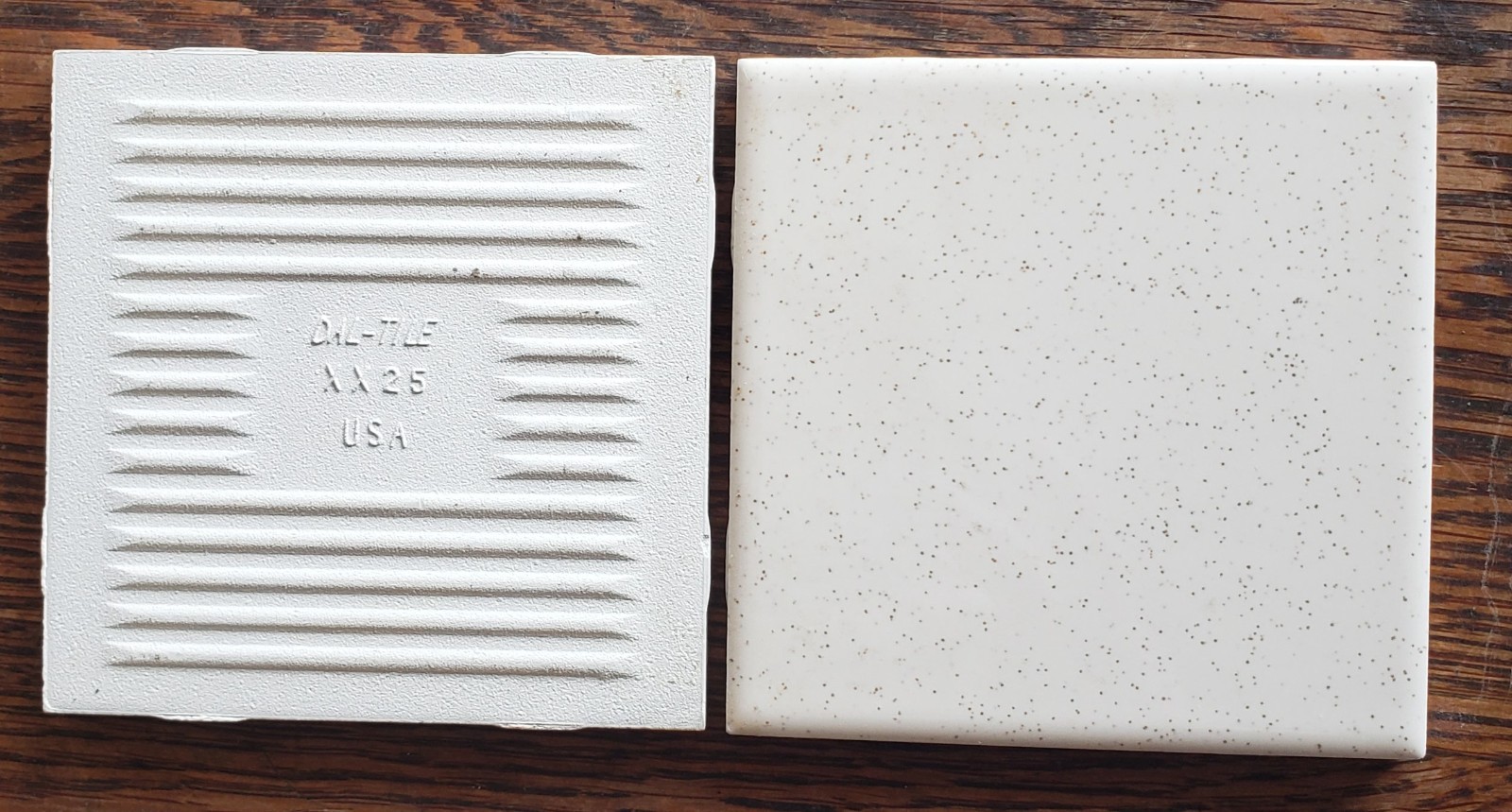 Dal-Tile wall/floor Ceramic Gloss Speckled Oatmeal/Beige, Or For Crafts.