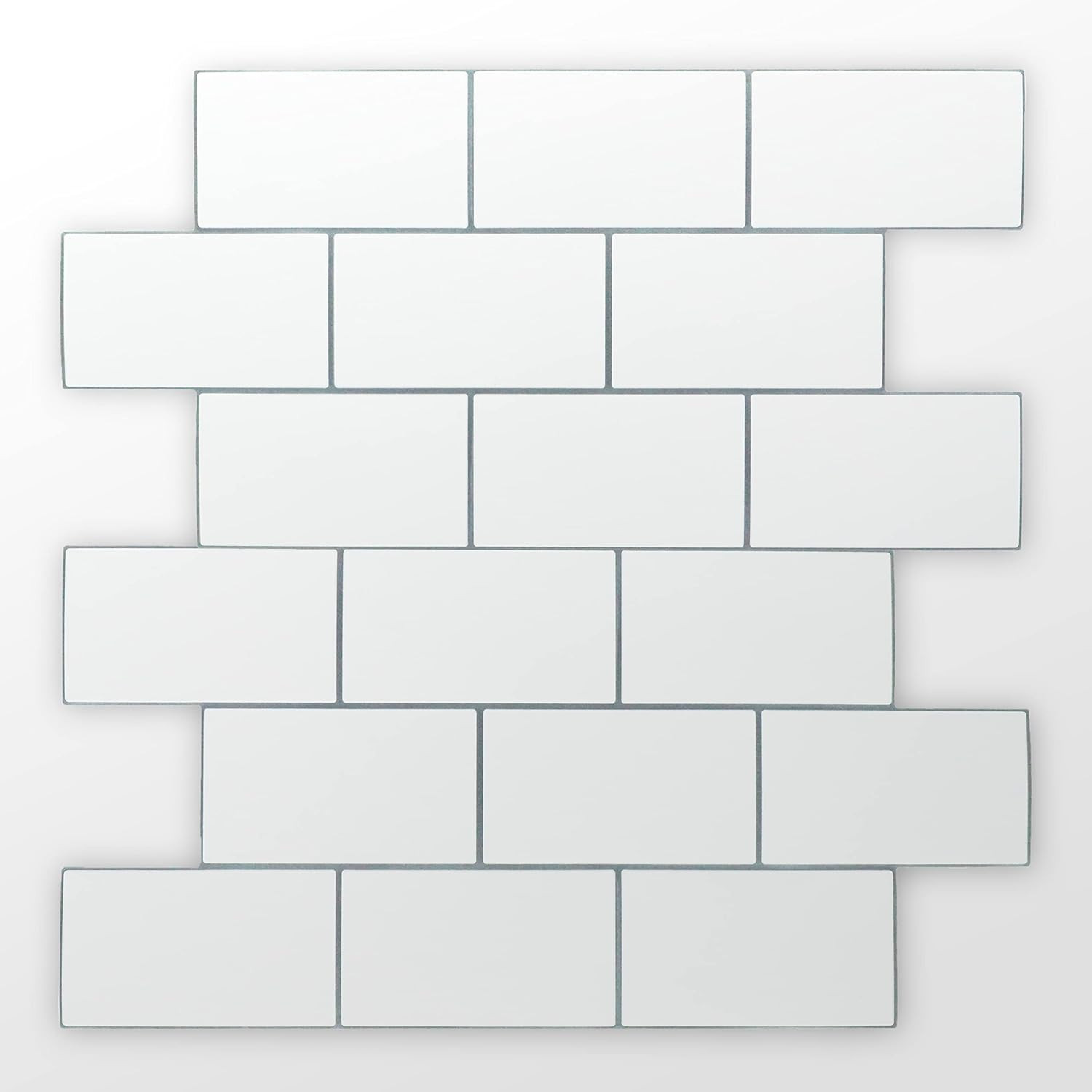 20 Sheets Peel and Stick Kitchen Backsplash Tile Stickers Self Adhesive Stick on