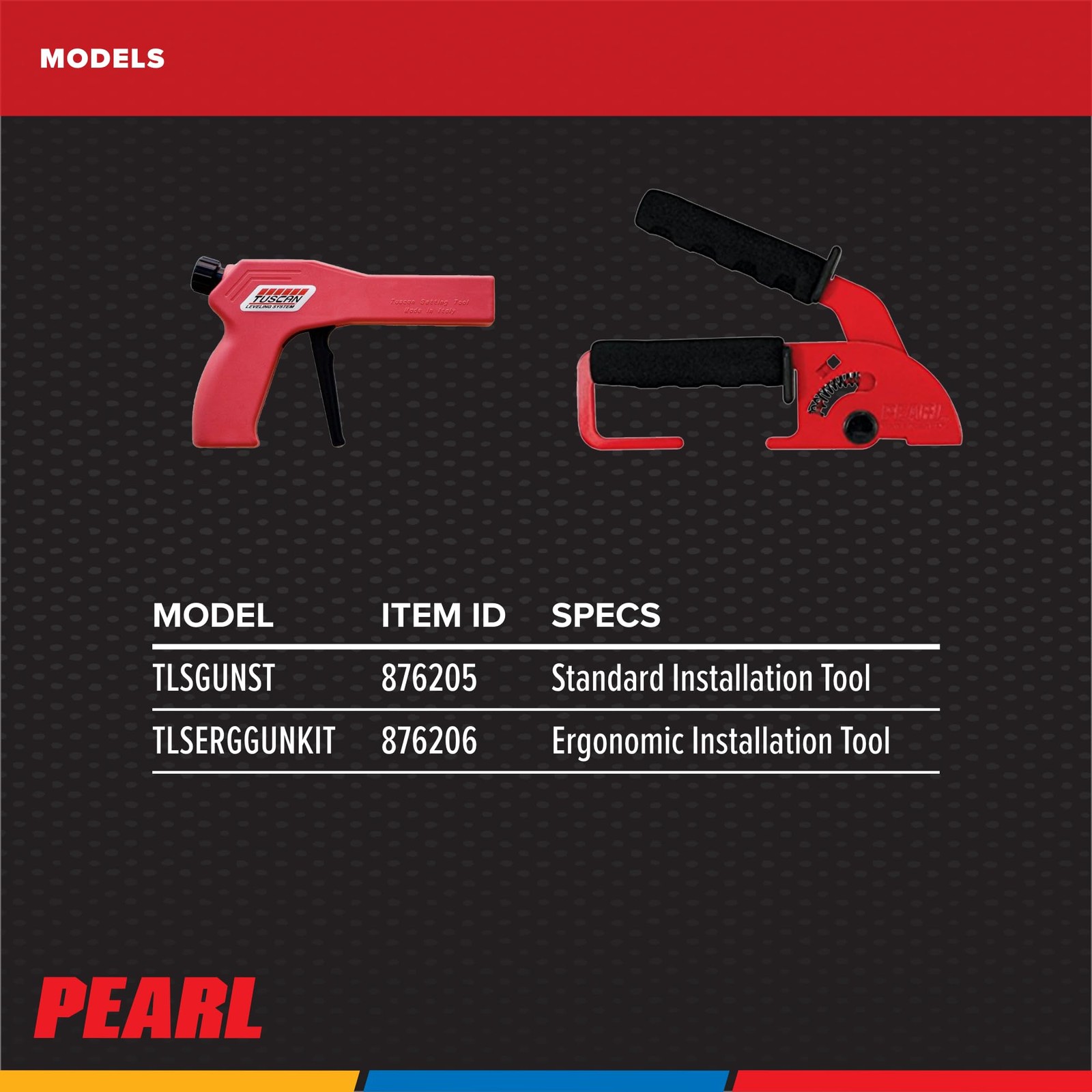 Pearl Tuscan Leveling System Standard Installation Tool