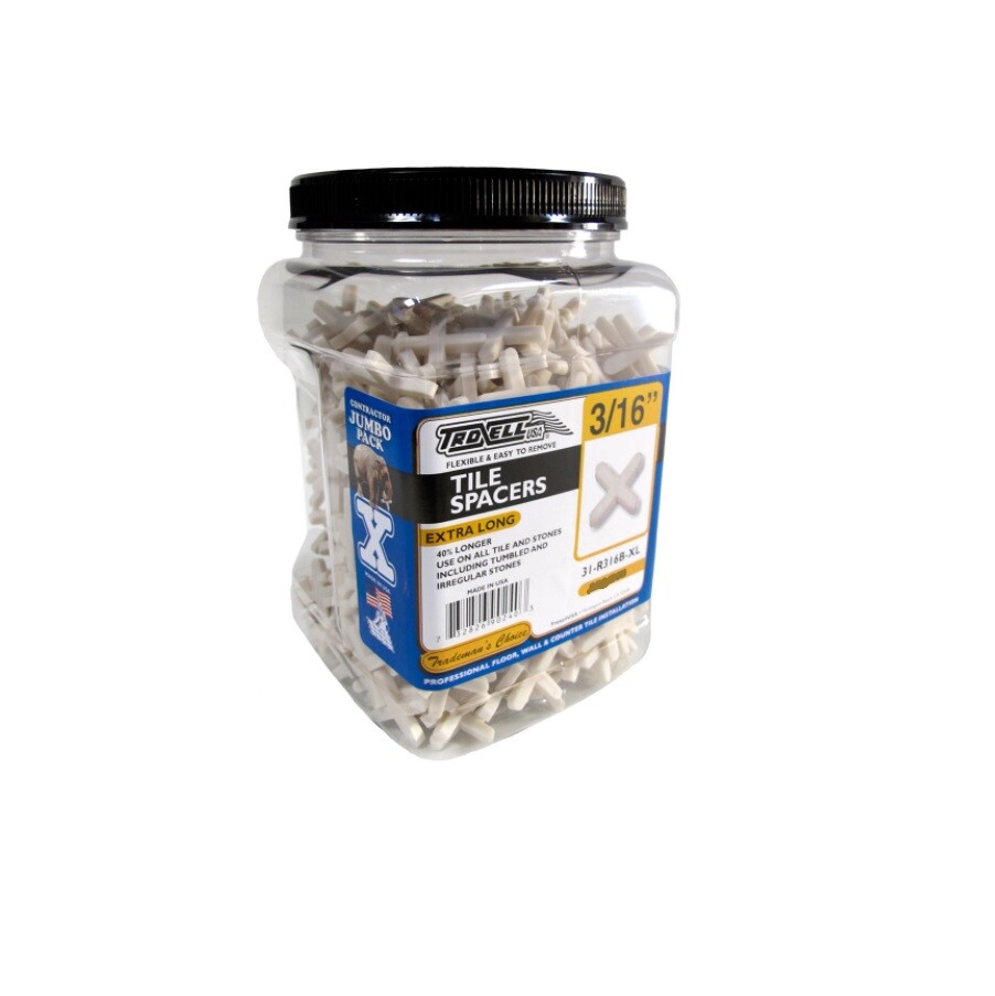 Troxell Long Leg Tile Spacers – 1/16″ – 1200/ Jar