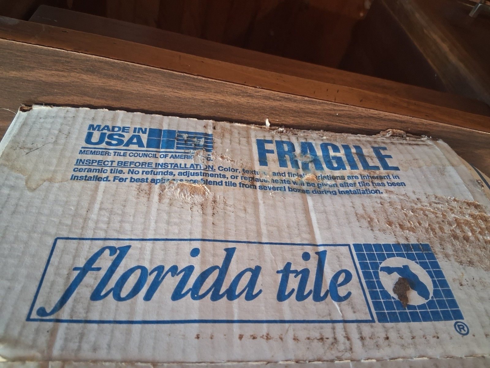 6″ x 6″ FLORIDA FRENCH PROV GLOSSY SMOOTH CERAMIC 1/4″ THICK (SET OF 12 TILES)