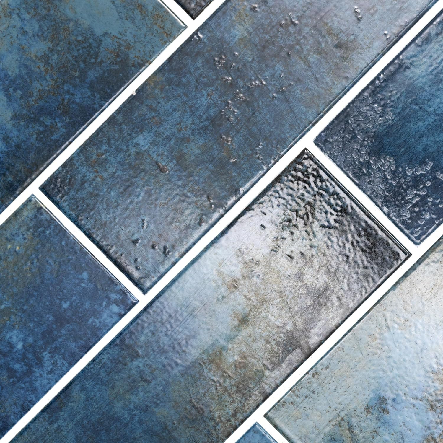 Glossy Blue Subway Tile 4×12 for Stunning Backsplashes & Showers