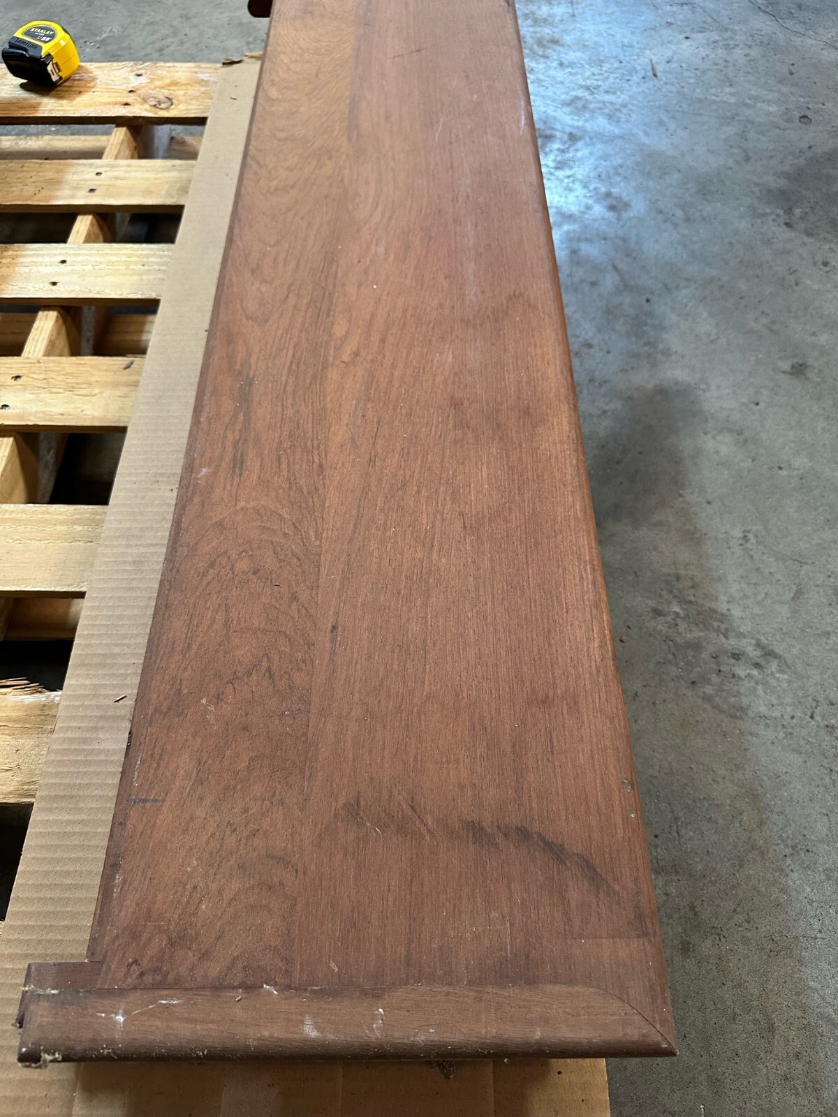 Solid Unfinished Brazilian Cherry Stair Treads