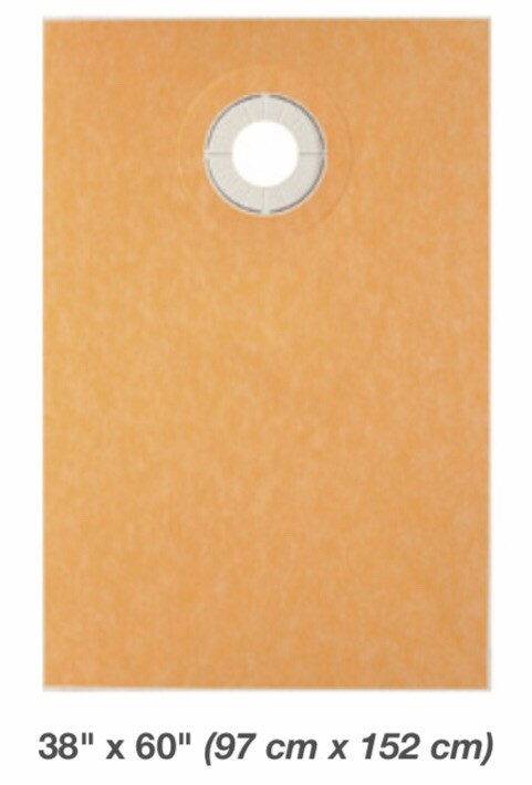 Schluter Kerdi Shower Tray 38”x60” Off-Center