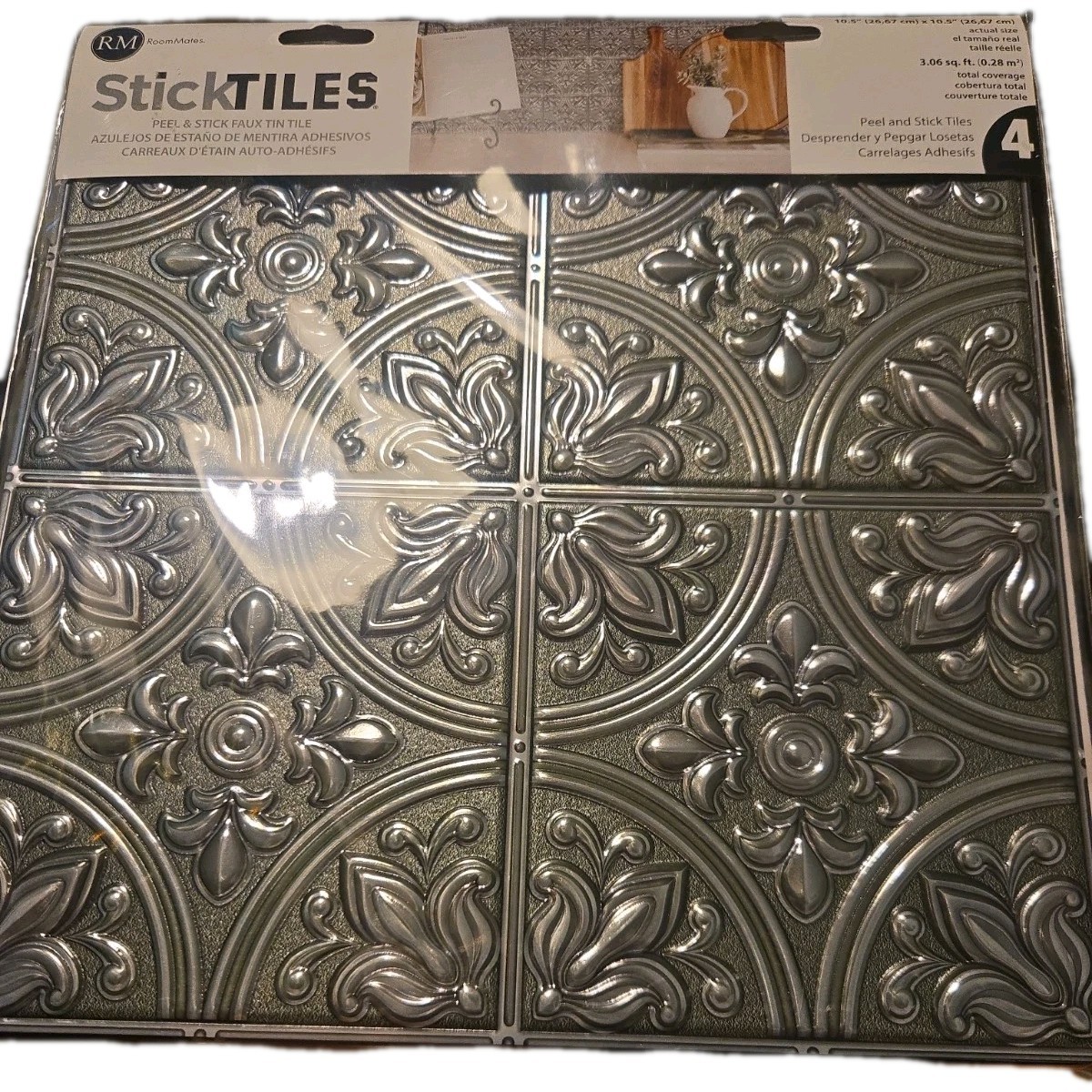 Lot Of 3 Packs With 4 RM StickTiles Peel And Stick Tiles Total 12 Tiles