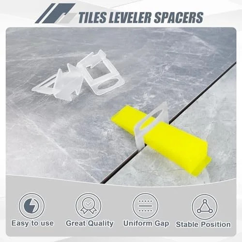 Storystore Tile Leveling System Tiles Leveler Spacers – 1/16 Inch Lippage free t
