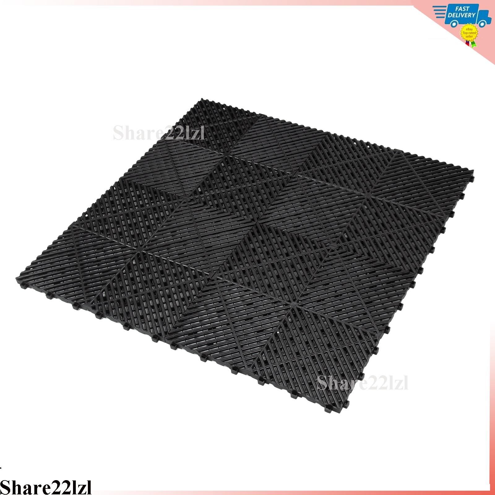 Garage Floor Tiles Interlocking Flooring Tiles 15.75×15.75”/ 40 x 40 cm 25Packs