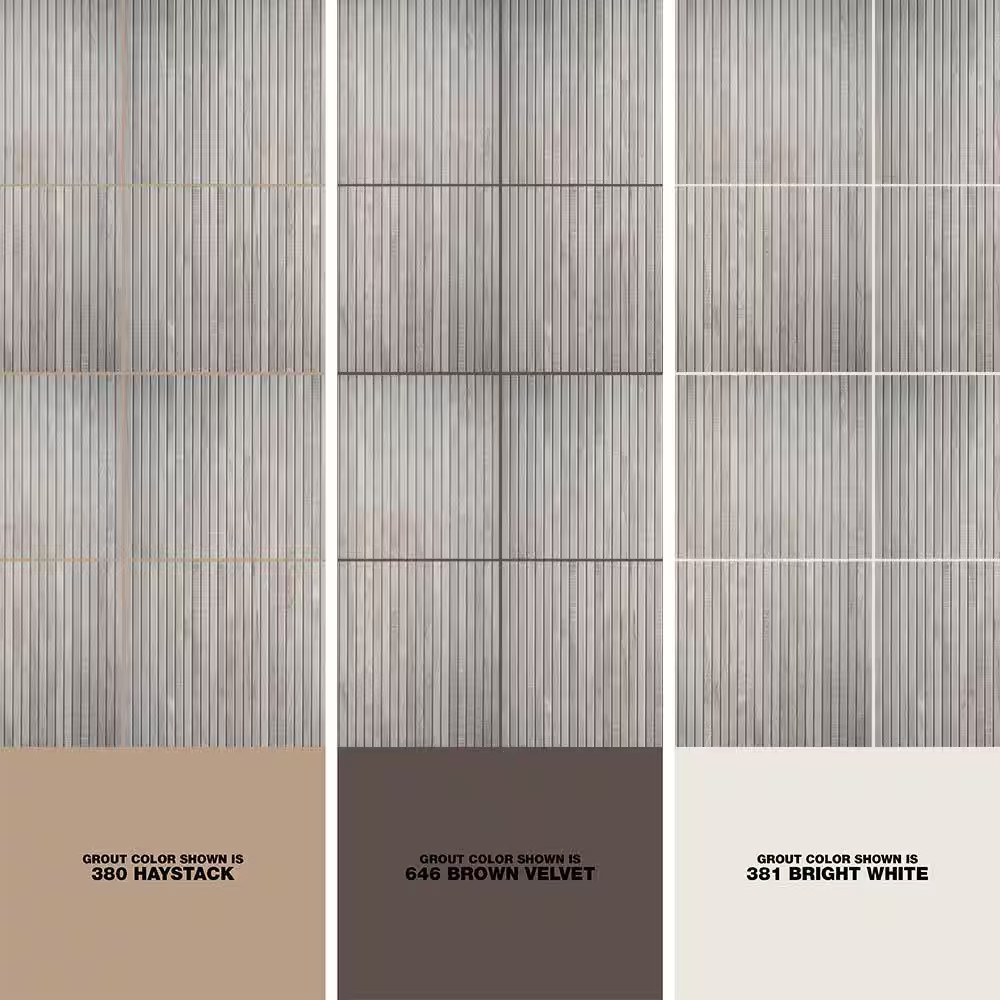 Montgomery Ribbon Gray 24 In. X 48 In. Matte Porcelain Floor and Wall Tile (15.4