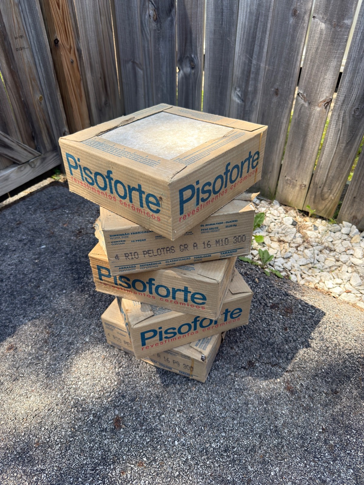 Brand new tiles for floor. Left over from bathroom closed new boxes. Five!