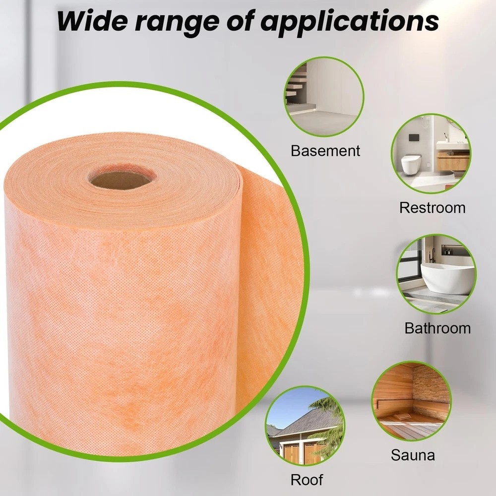 Waterproofing Membrane for Shower,Waterproof Membrane 3.3 FTx98.5 FT Roll(323…