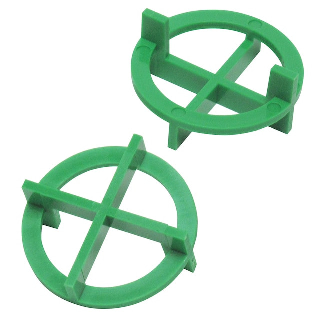 TAVY 1/16 in (1.5mm) Tile Spacers Green 2-Sided Plastic 100 Pack
