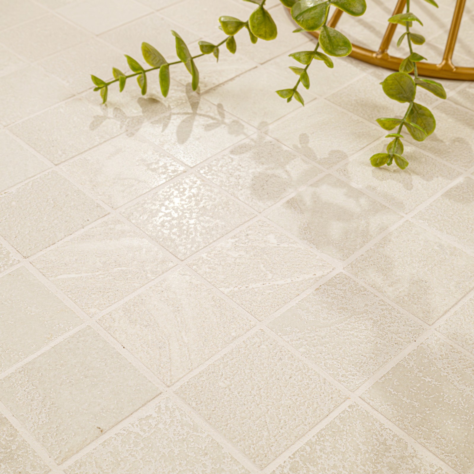 Ackland AKN-P-NO2X2SQ-CA Norrin Cinder 2 in. x 2 in. Quartzite – Off White