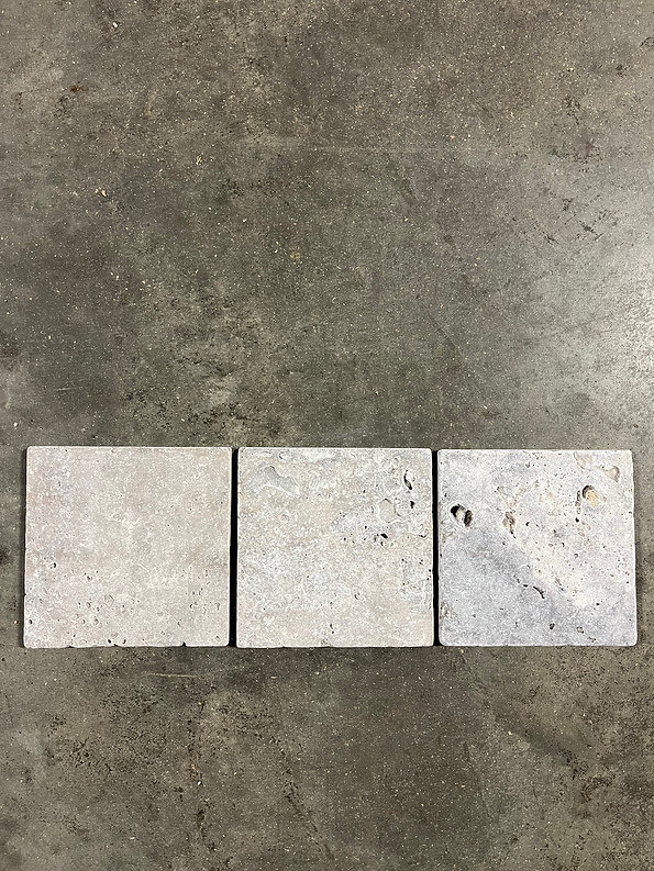 Noce Natural Stone 6×6 Travertine Remodel Bathroom Wall Kitchen (5 Tiles) T-118