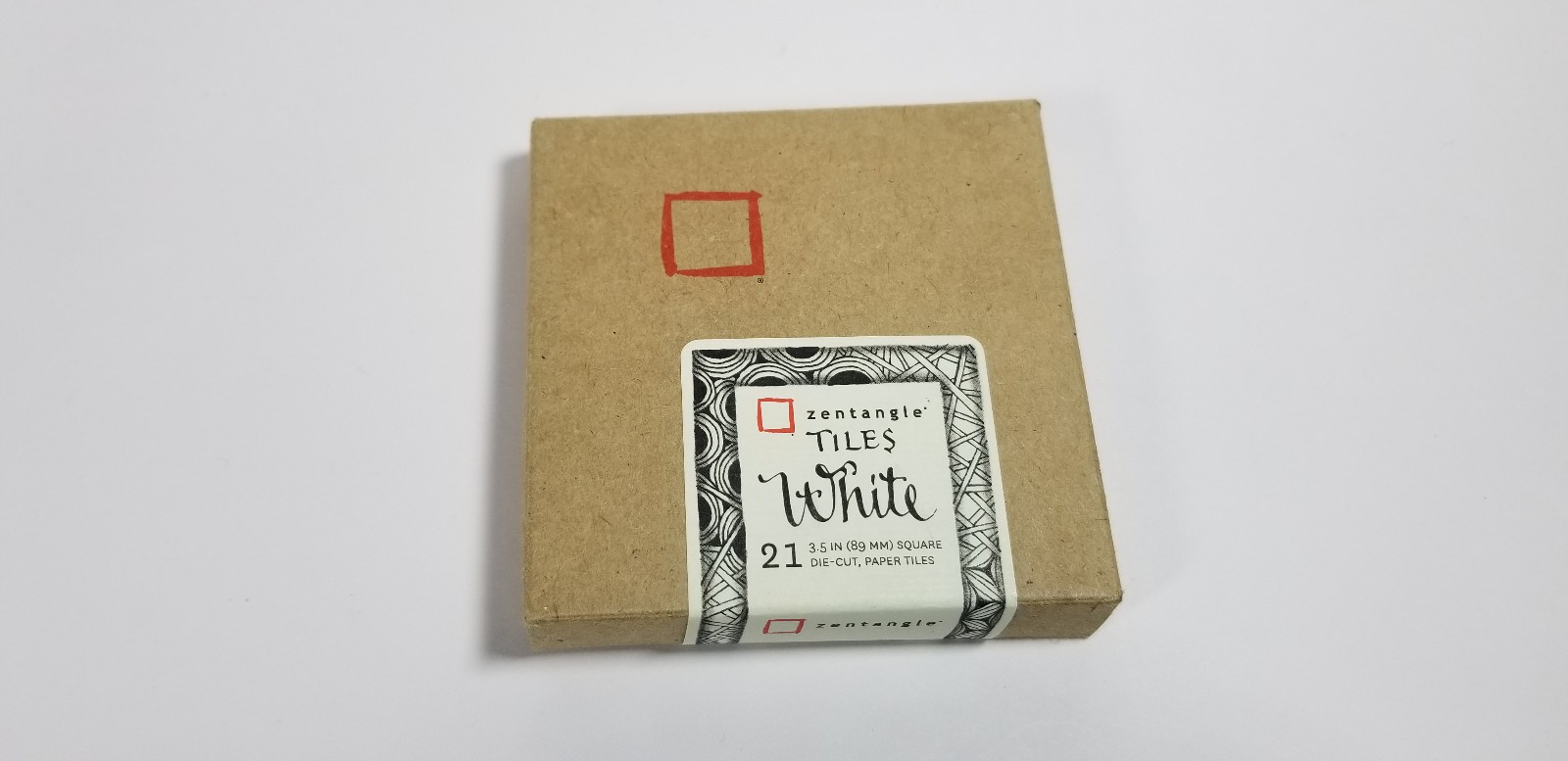 Zentangle Square Paper Tile Sampler Pack 20 Die-Cut Pieces