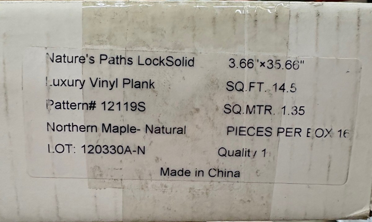 Mannington Nature’s Path Commercial LVT LOCKSOLID MAPLE NATURAL12119s