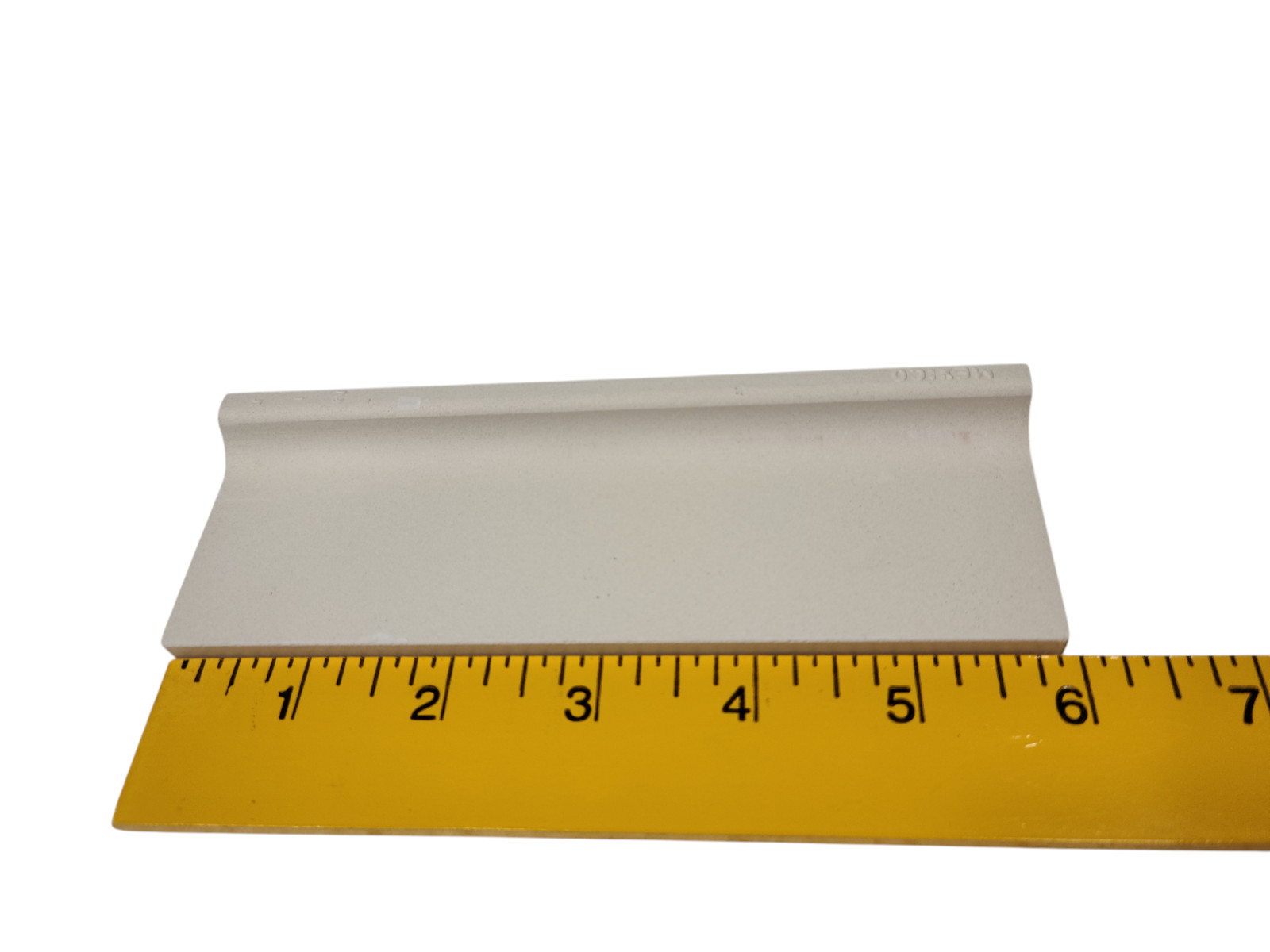 Brown Ceramic Tile Bullnose Mudcap Subway Edge Trim Vintage Mud Cap Curved Edge