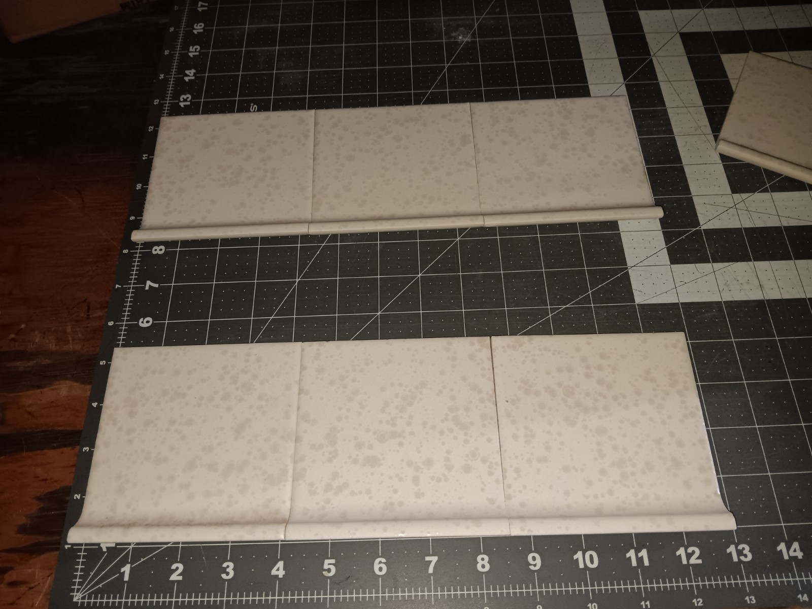 SANDSTONE Antique Tile Cove Base Wall Floor 30 pieces total NEW BOX Vintage