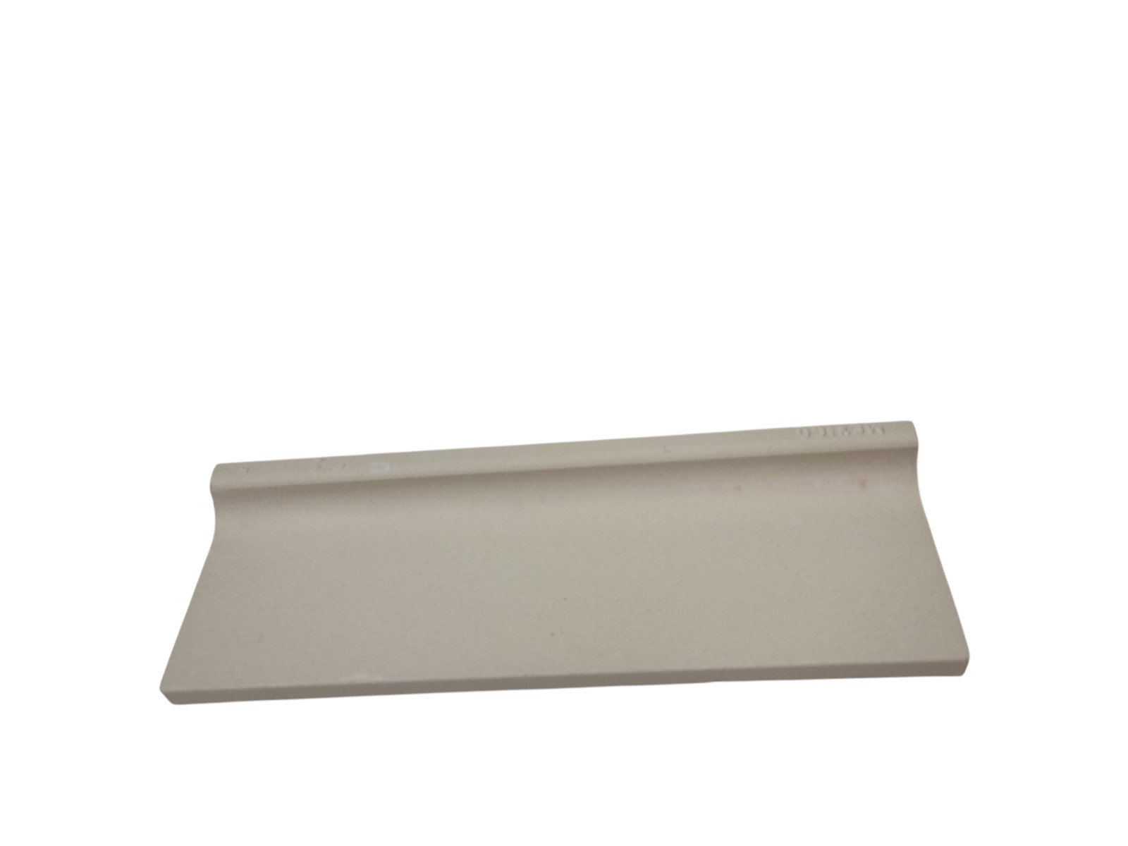 Brown Ceramic Tile Bullnose Mudcap Subway Edge Trim Vintage Mud Cap Curved Edge