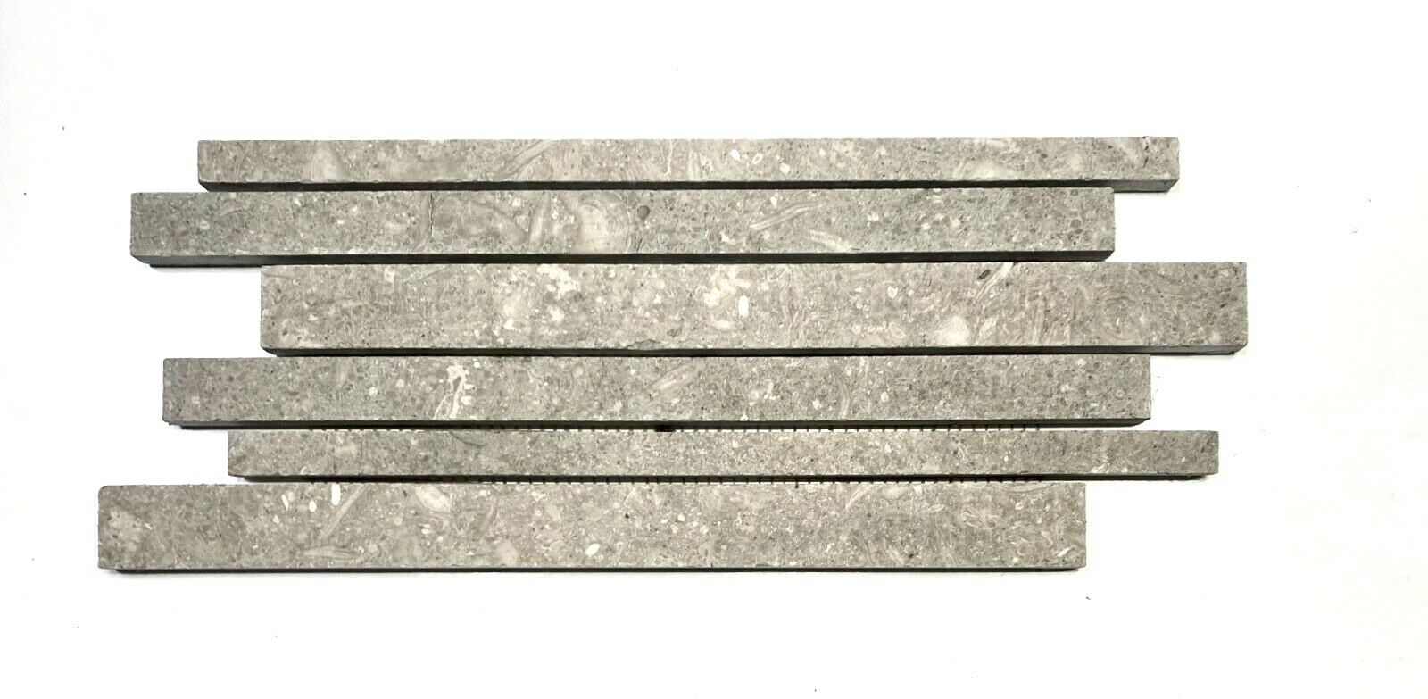 6×12 Seagrass Limestone Striped Honed Backsplash Wall Tile Kitchen Bath