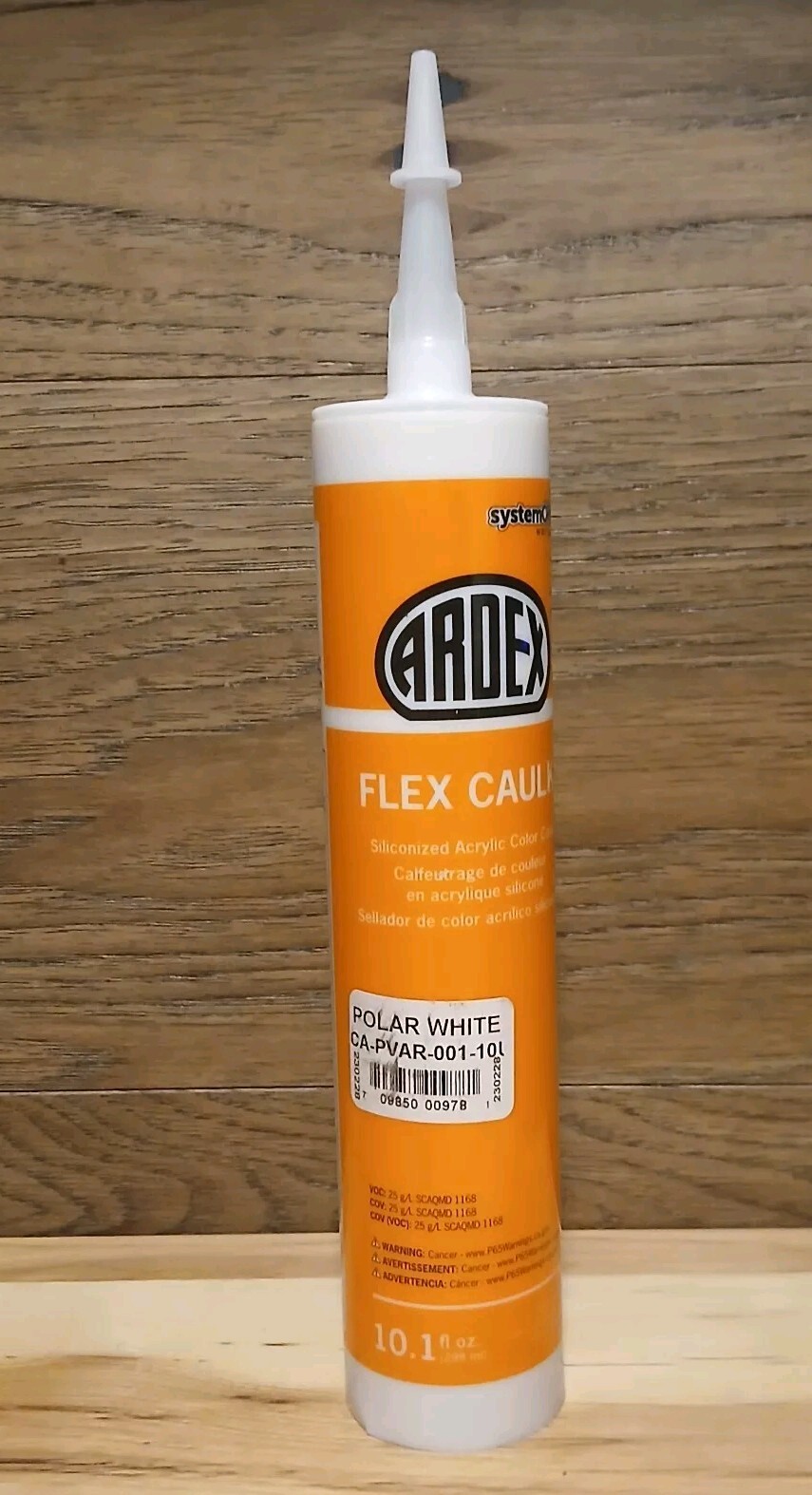ARDEX FLEX CAULK Siliconized Acrylic COLOR Caulk POLAR WHITE
