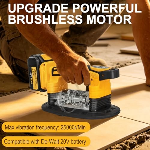 Tile Vibration Leveling Machine for Dewalt 20V Battery, Tile Vibration Tool