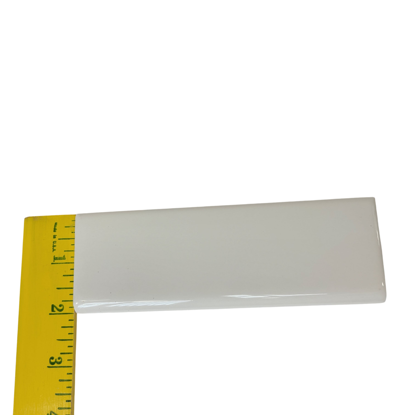 Light Bone Biscuit Ceramic Tile Bullnose Subway Backsplash 6×2 Classic Color 346