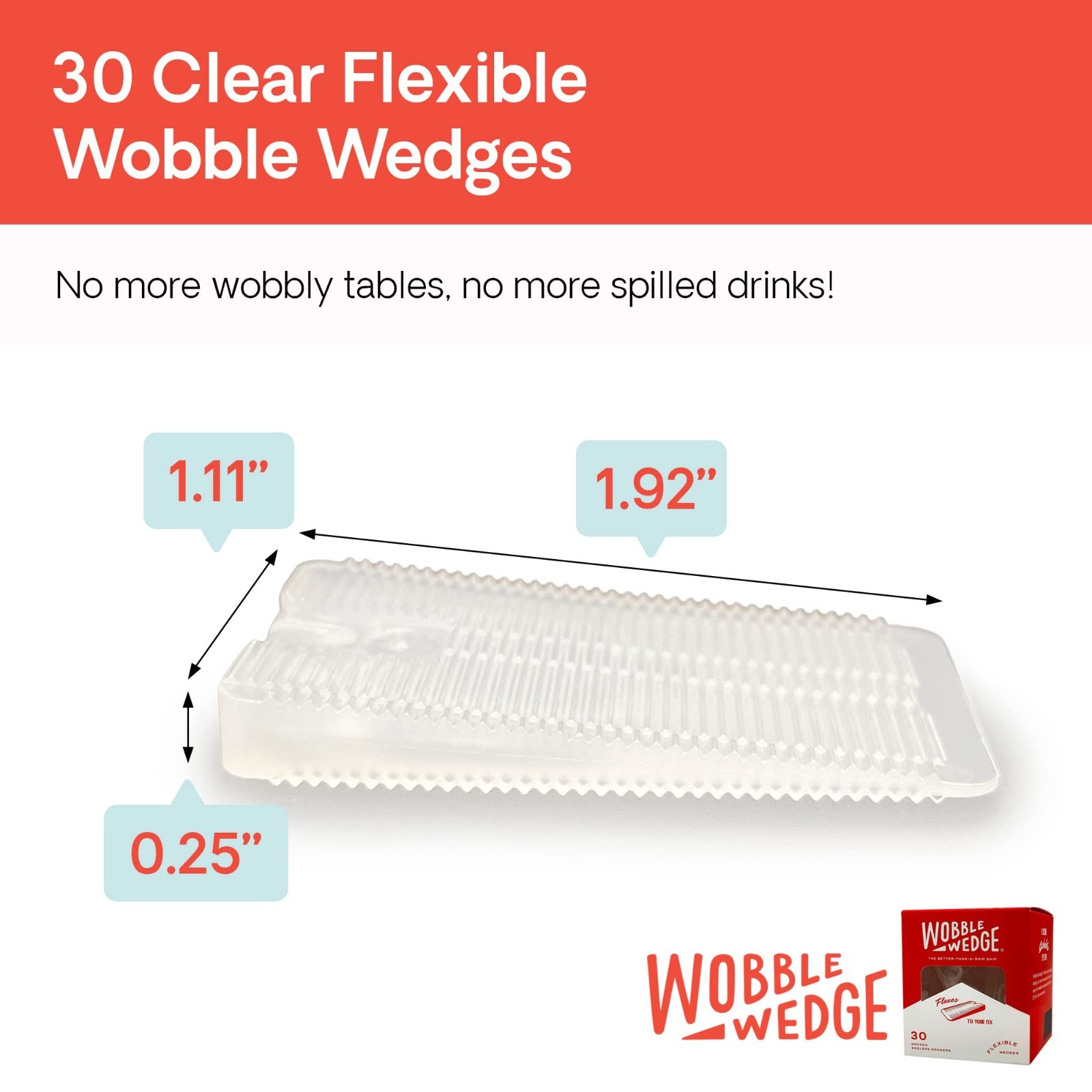 Flexible Plastic Leveling Shims – Home Improvement Furniture & Appliance Wedges
