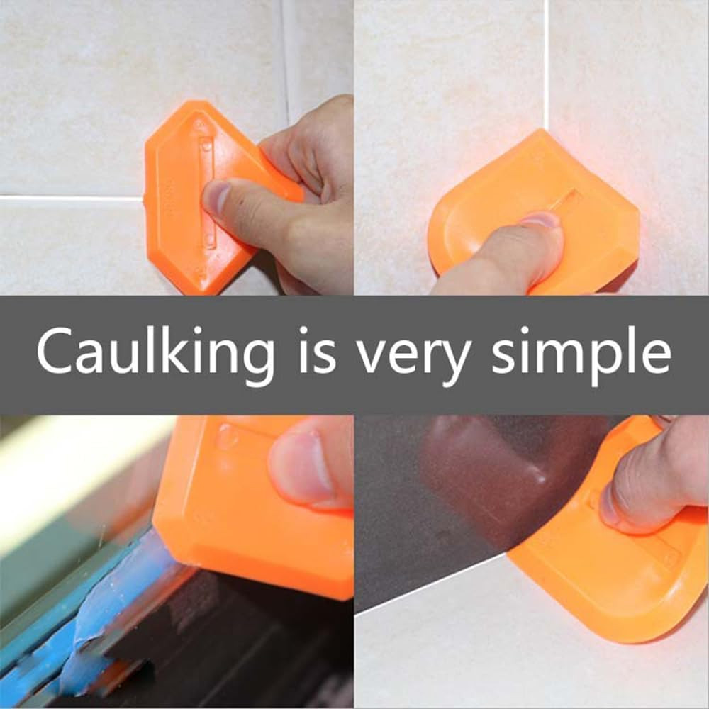 9 in 1Caulk Smoothingand Grouting Tool, Silicone Remover，Sealant Trimming and Re