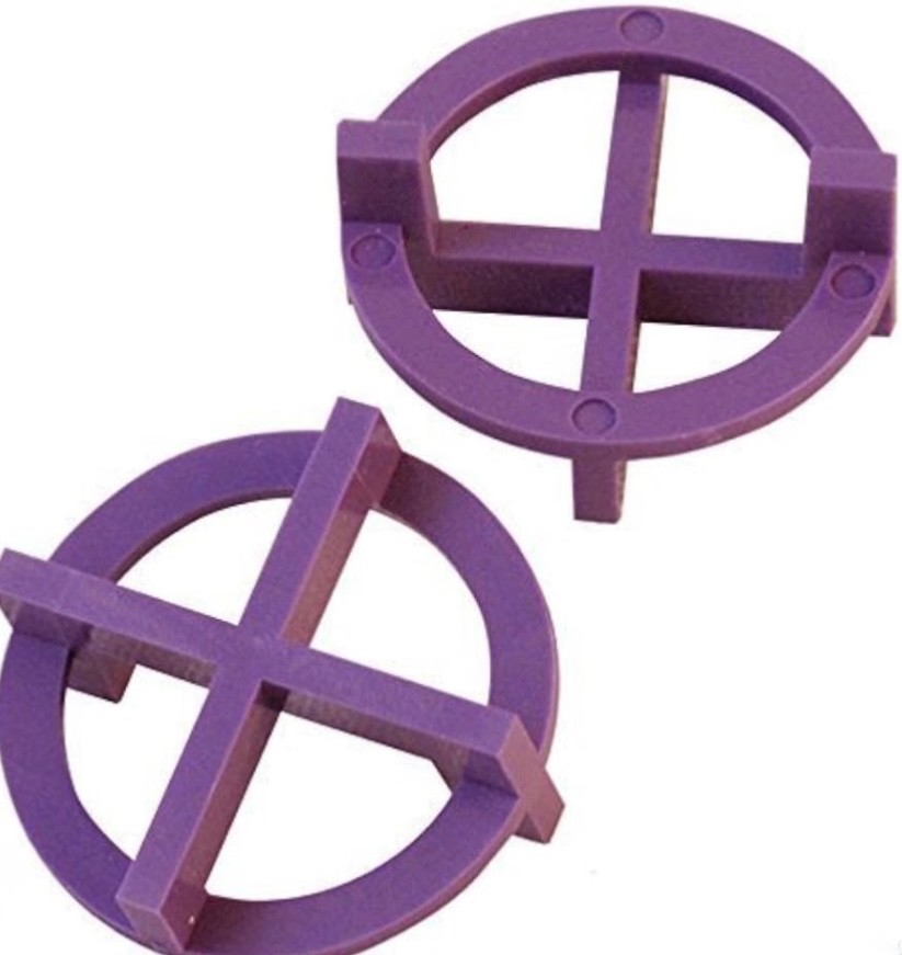 Tavy 3/32″ 2mm Purple 4 corner Tile Spacers 100 units