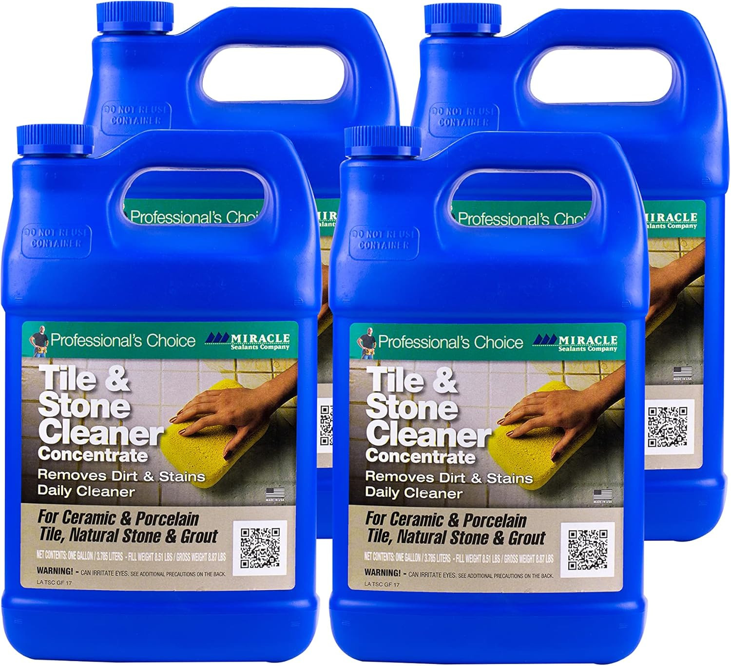 Tile & Stone Cleaner Concentrate for Natural Stone, Tile & Grout, Gallon