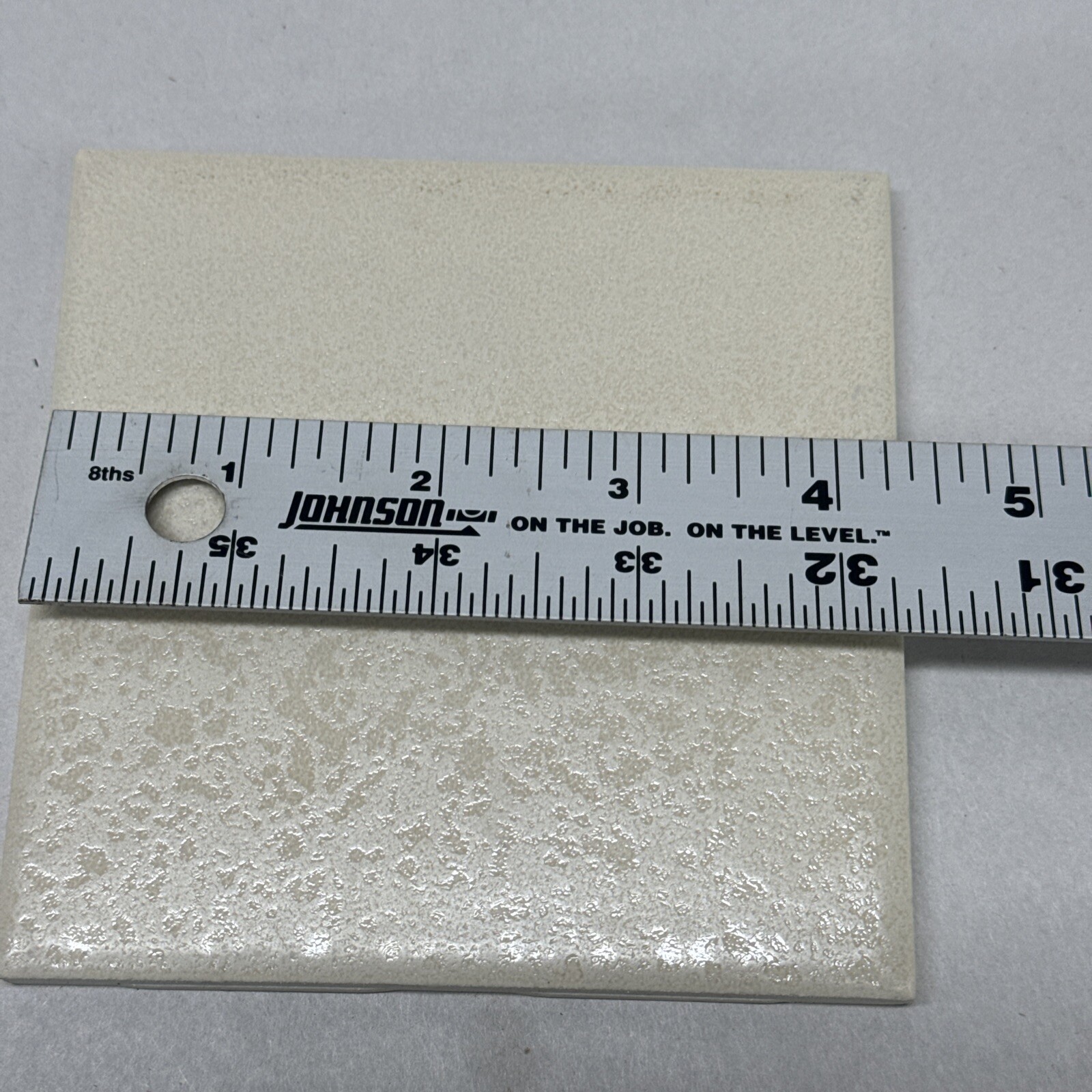 Parchment Florida Tile 4 1/4 Vintage FT Ceramic Crystal Glazed 4×4 Light Tan