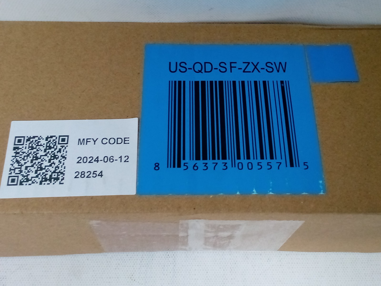 NewTechWood US-QD-SF-ZX-SW 1/6 x 1 Ft. deck tile straight trim smoke white
