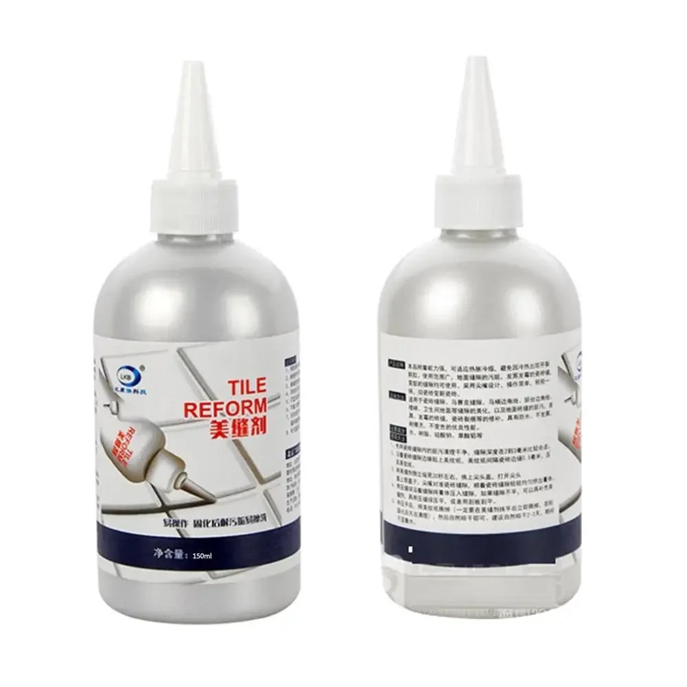 Waterproof Tile Grout Repair & Filler: White 150ml for Kitchen & Bathroom Gaps