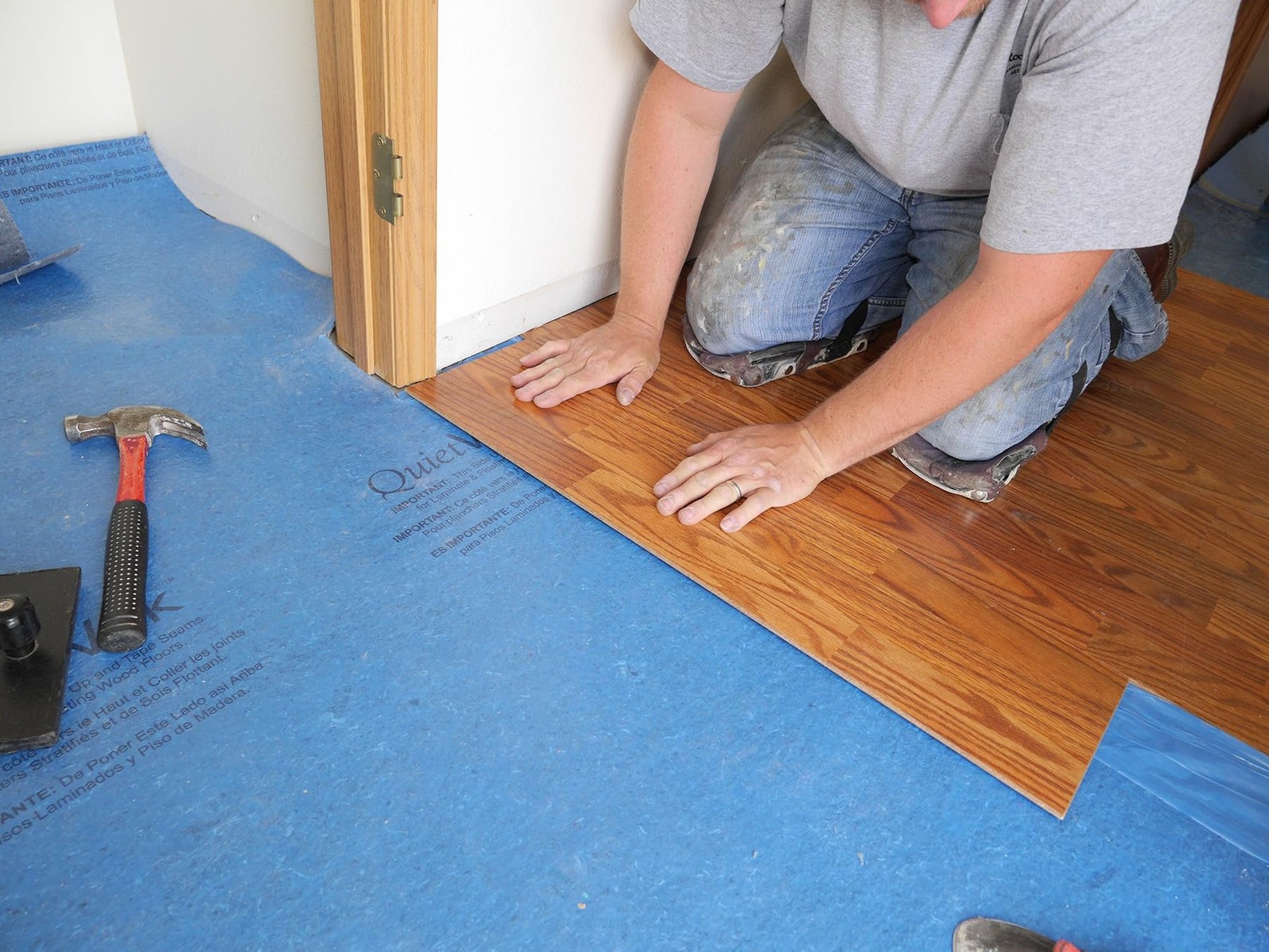 QuietWalk Underlayment 200 sq ft – 3 mm Thick – for Laminate & Hardw