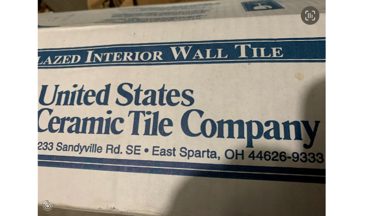 Vintage US Ceramic S 4269 Tile 2″ x 6″ Honeydew U-712 Gloss