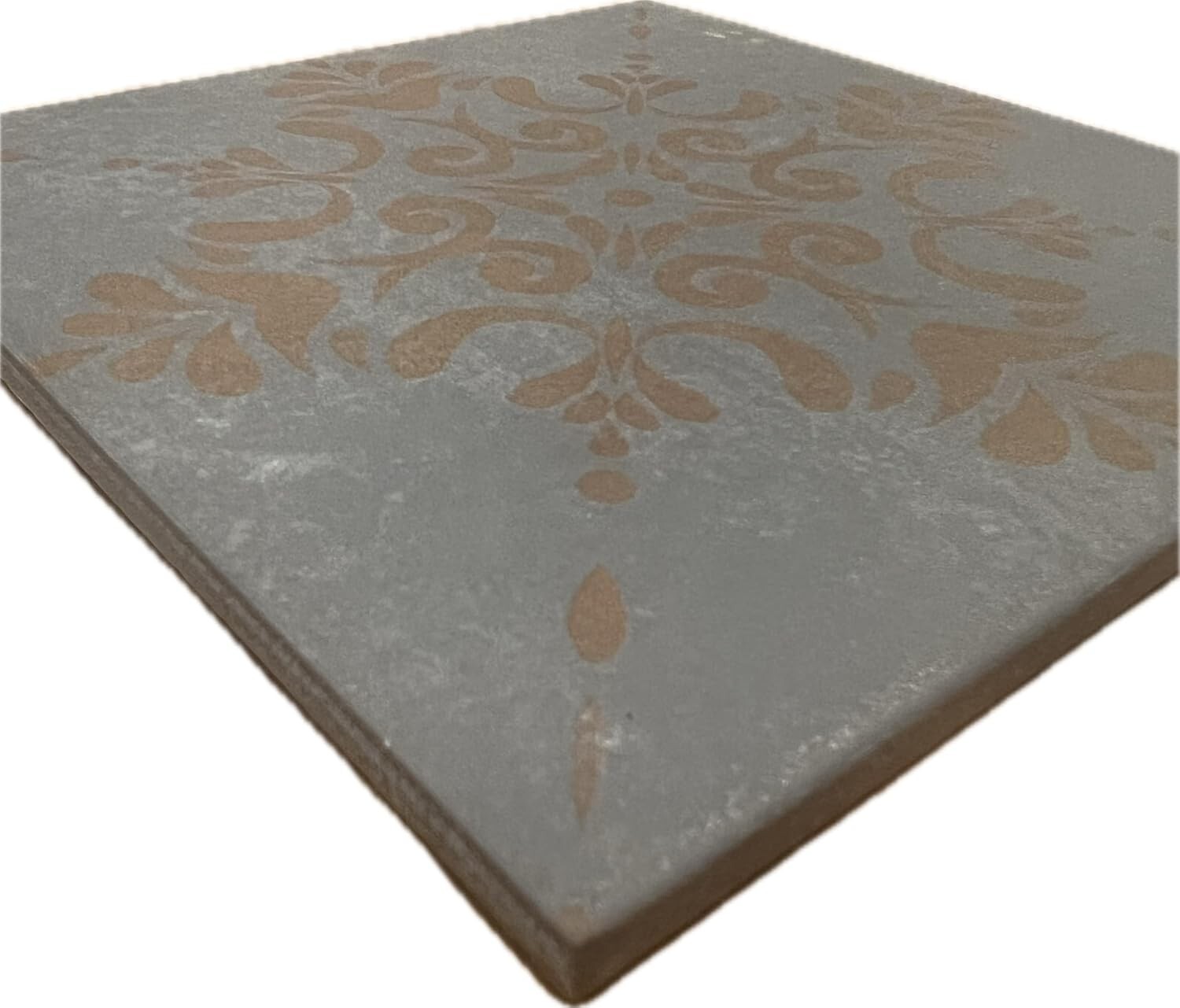 Saint Pol De Leon Blue Gray Concrete Look Porcelain Tile, 8×8 inches (Box of 10)
