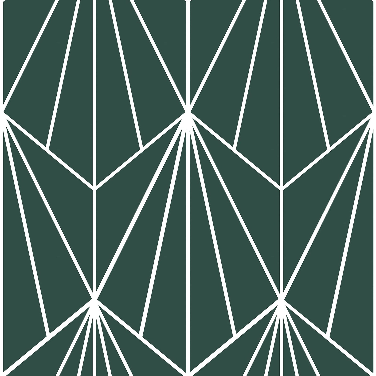 FloorPops FP3926 Beryl Peel & Stick Floor Tiles, Green