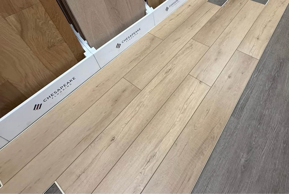 Coretec Enhanced Luxury Vinyl (LVP), 8mm thick, 20 Mil WL in Color Calypso Oak