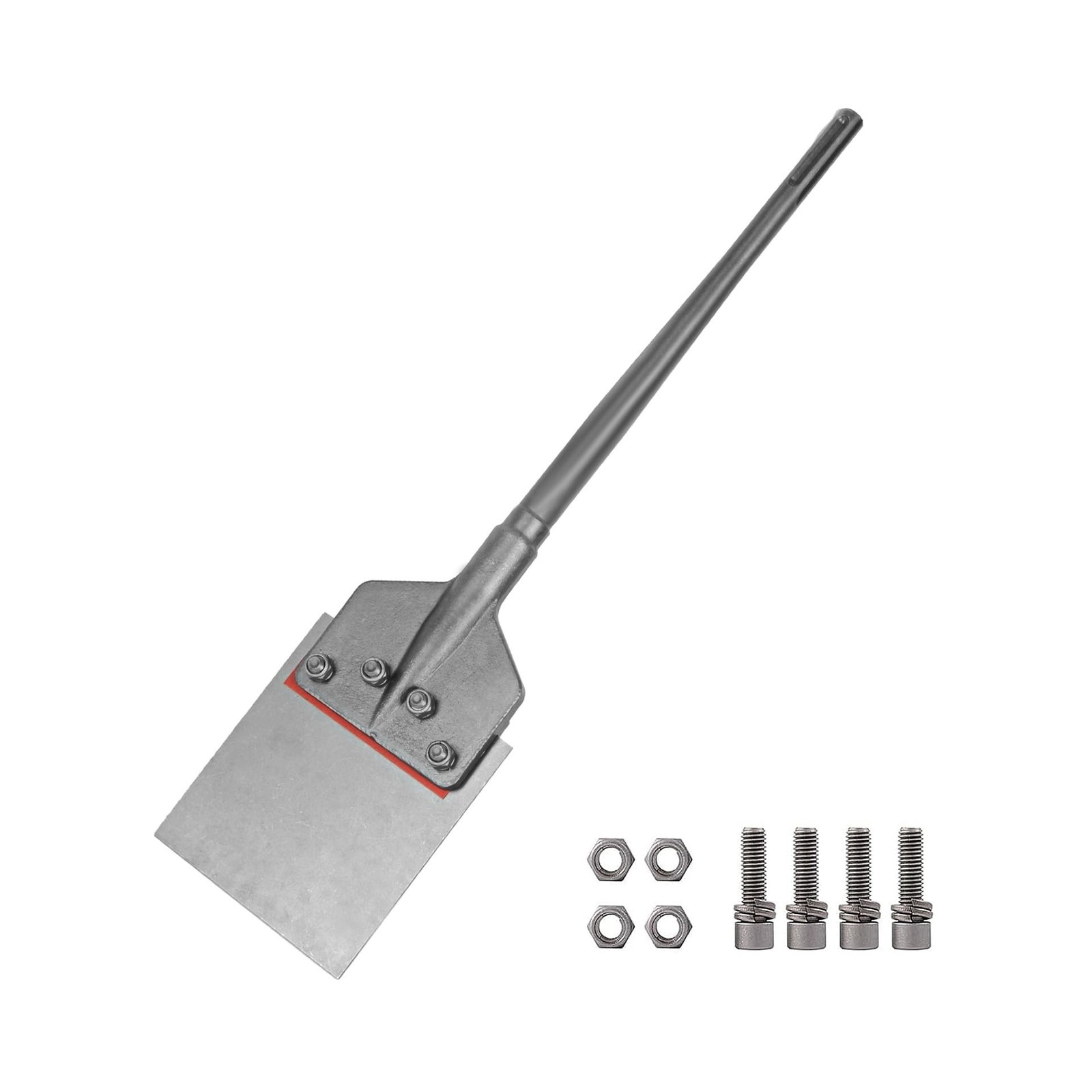SDS-Max Shank 6 Inch Floor Scraper Chisel Bit – 6″ Wide Blade Scraper 25″ Lon…