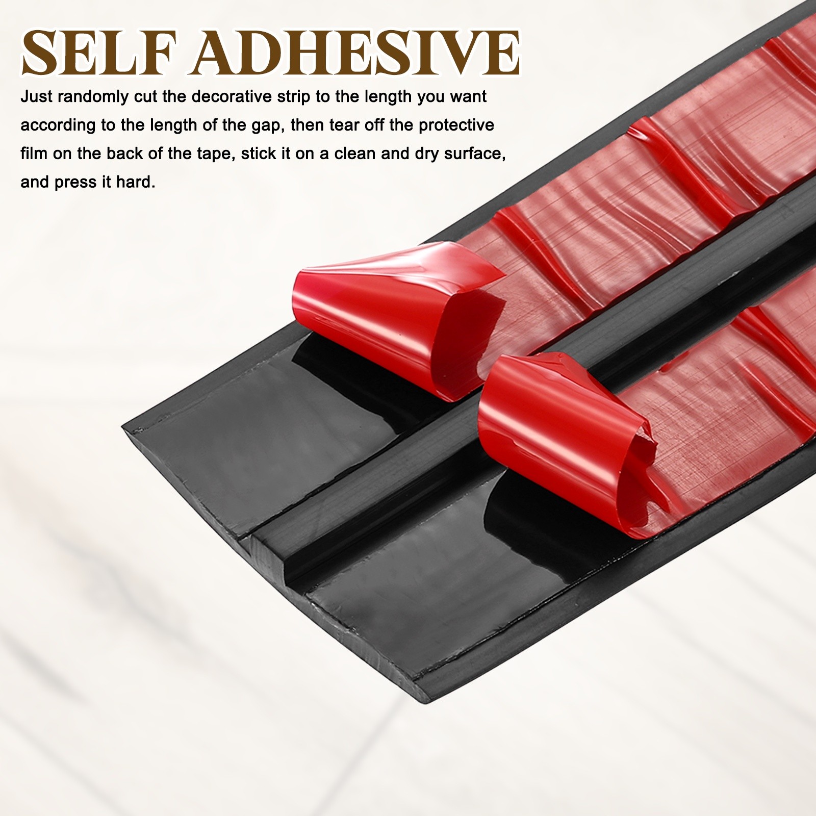 T-Molding Transition Strips 9.84 Ftx1.97″ Vinyl Flooring Edging Trim Black